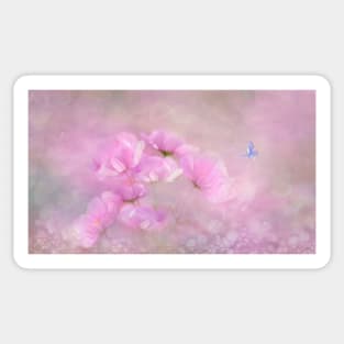 Pink soft flowers Sticker